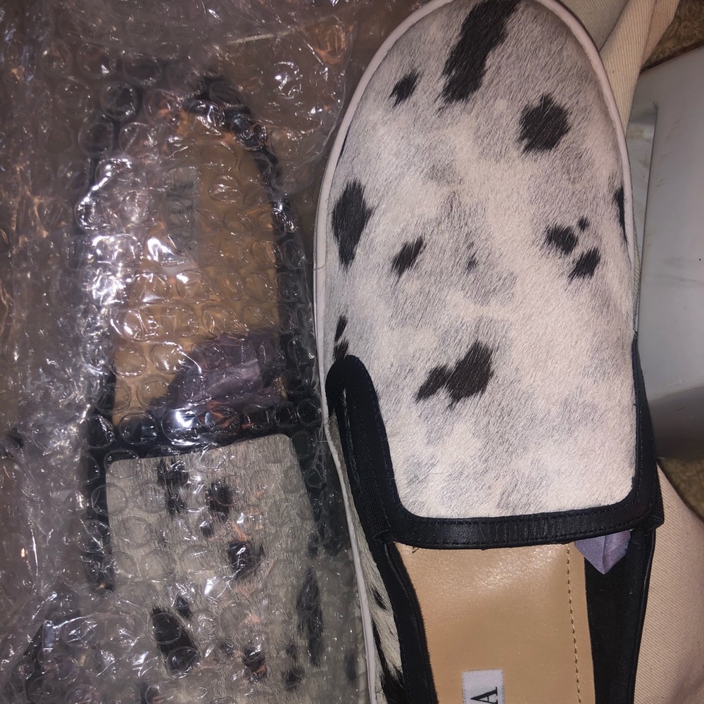 Myra cowhide canvas sneakers